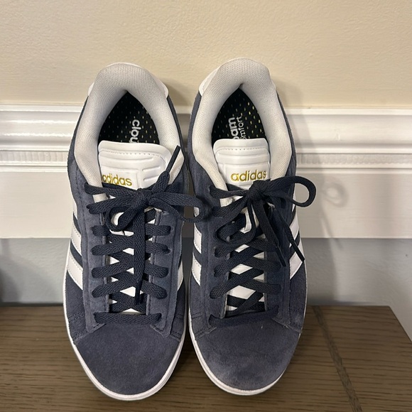 Adidas Grand Court Alpha Sneaker Blue Suede - Picture 3 of 10